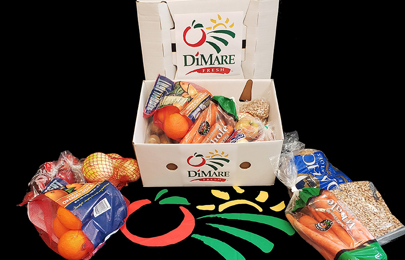 DiMare box full of produce